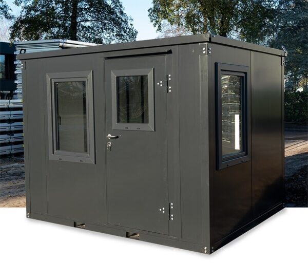 Container Bella Unité Isolé en Anthracite 4 x 2 mètres